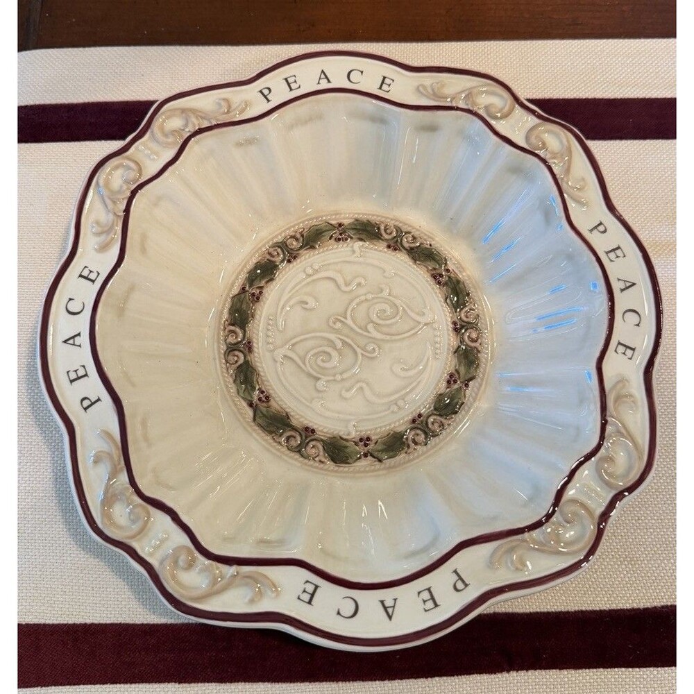Grasslands Road Decorative Peace Bowl Seasonal Holiday Table and Decor